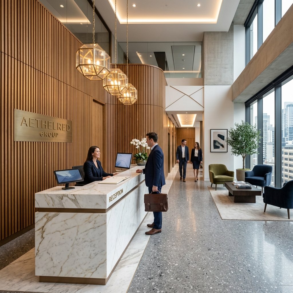 Modern Boutique Office & Reception Lobby