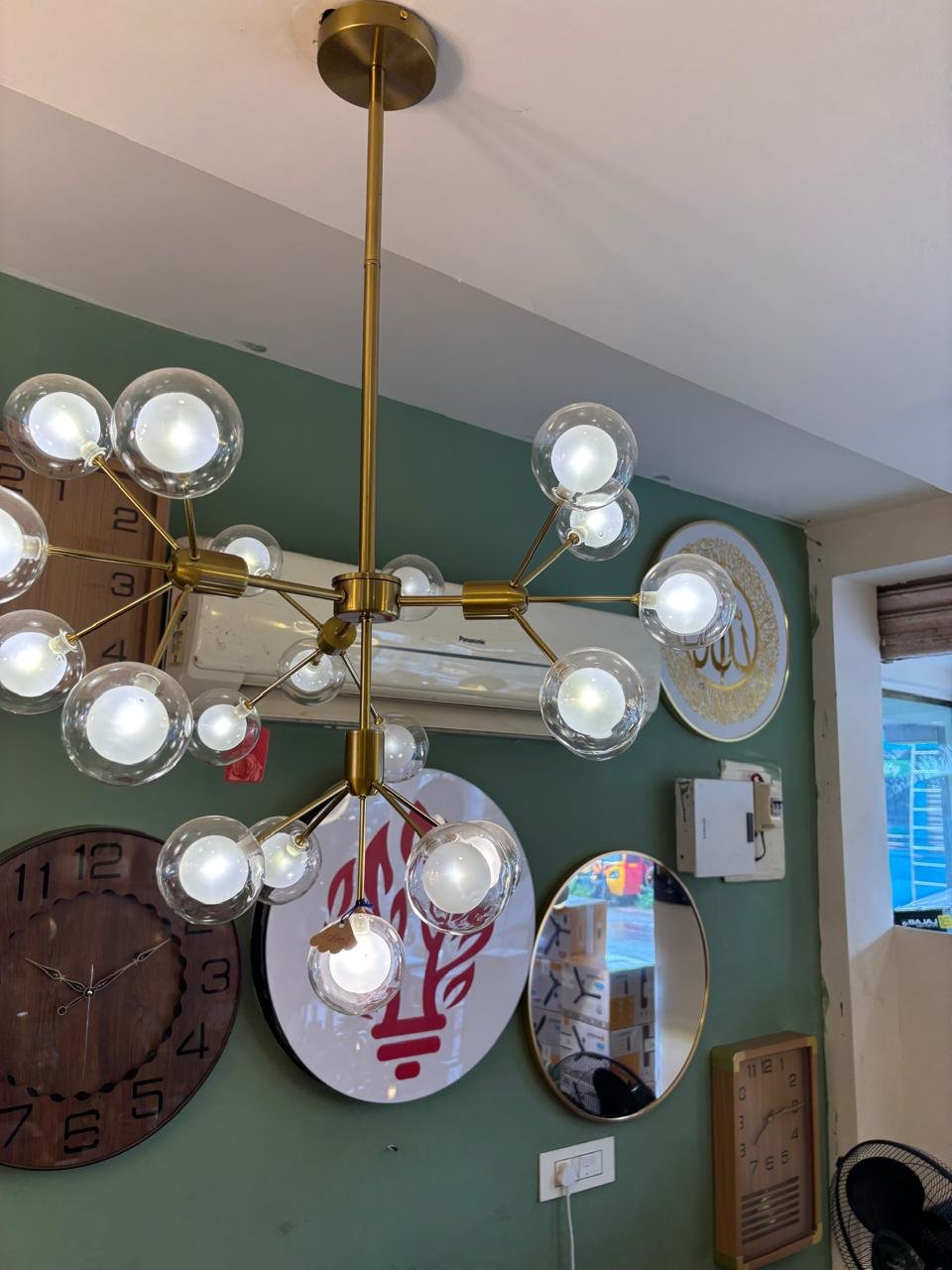 Modern Gold Ring Chandelier