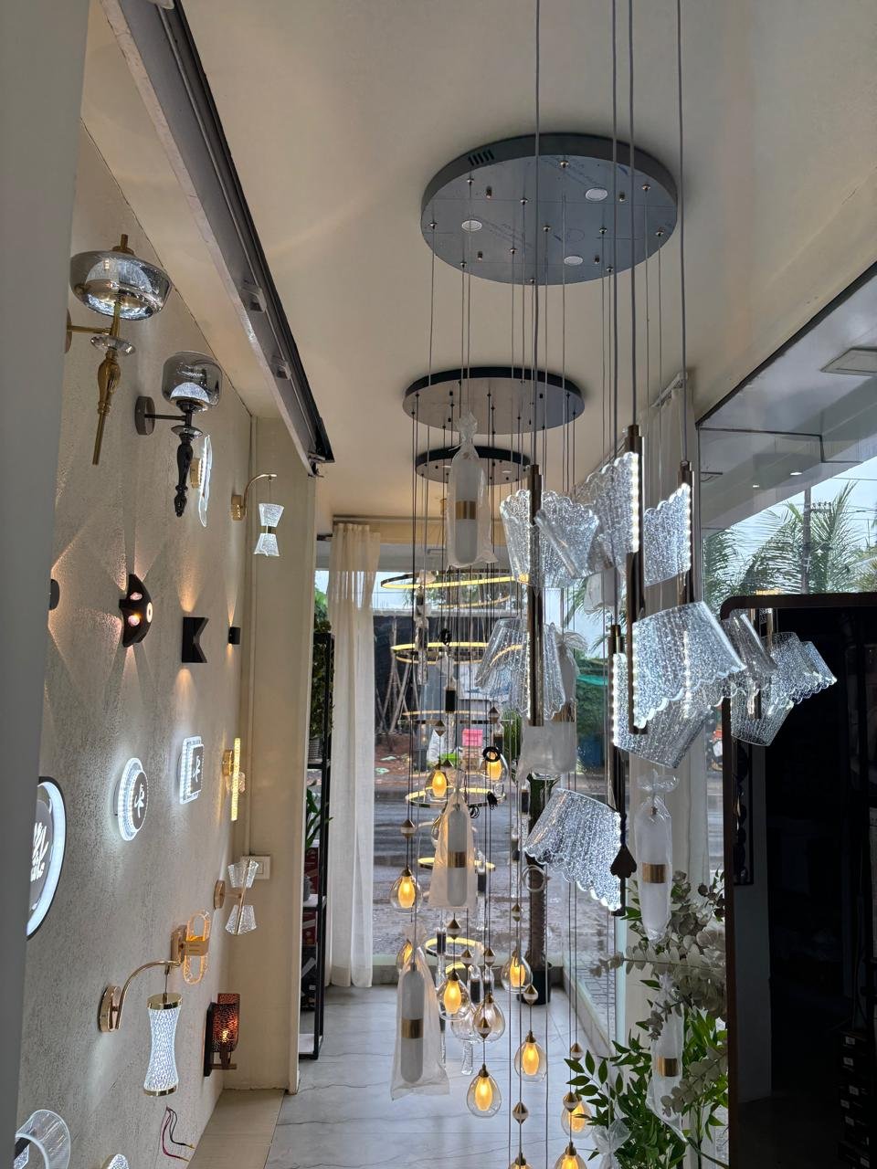 Fancy lights showroom display